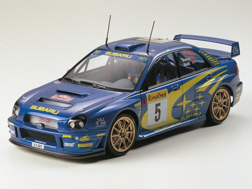 TAMIYA SUBARU IMPREZA WRC2001 1/24 完成品 1/24 Tamiya Subaru Impreza WRC 2001 - Squadron.com