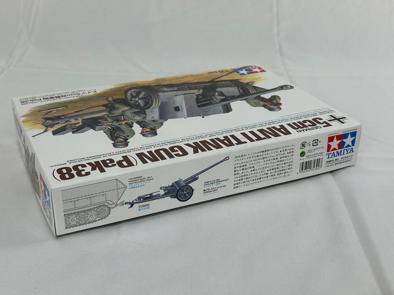 1/35 Tamiya German Anti-tank Gun Pak38 Plastic Model Kit