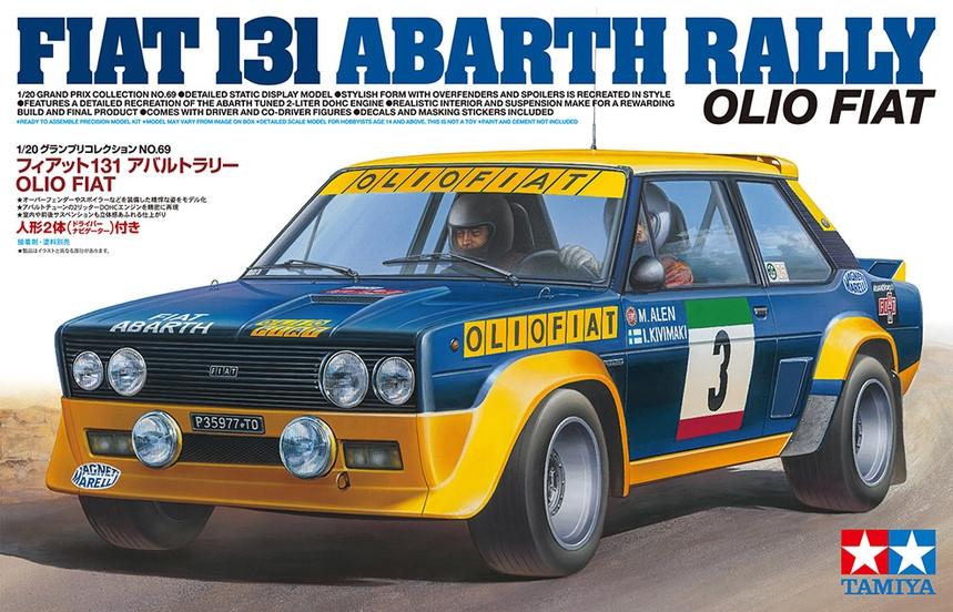 1/20 Tamiya Fiat 131 Abarth Rally 0lio Race Car - Squadron.com
