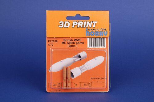 1/72 CMK British WWII MC 500lb bomb Mk.IV (2pcs.) - Squadron.com