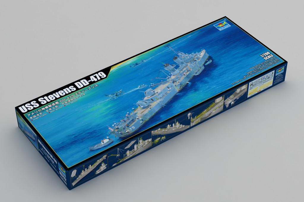 1/200 Trumpeter USS Stevens DD-479 Fletcher Class Destroyer