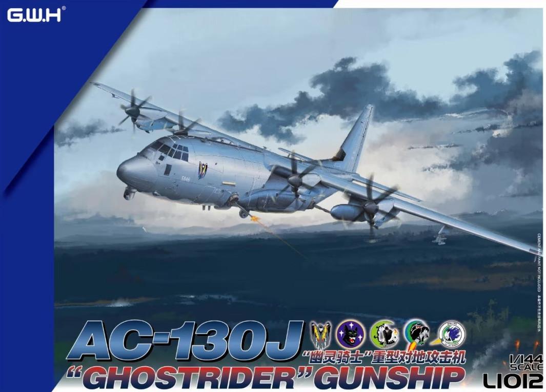 1/144 Great Wall C-130J Ghostrider Gunship Plastic Model Kit