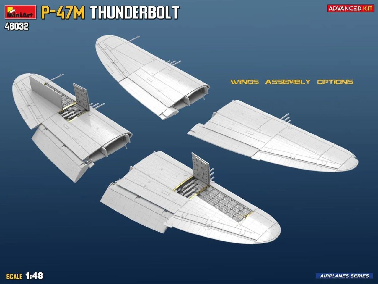 1/48 Miniart P-47M Thunderbolt (Advanced Version) Plastic Model