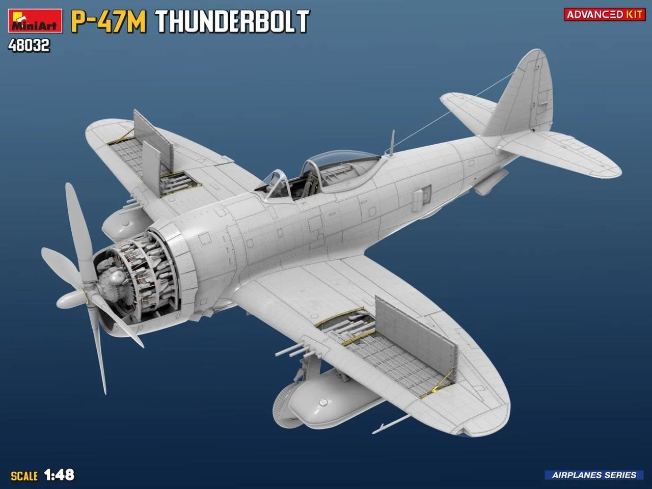 1/48 Miniart P-47M Thunderbolt (Advanced Version) Plastic Model
