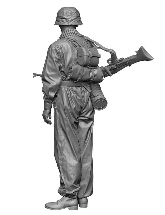 1/16 H3 Models WW2 ss mg42 gunner normandy2 - Squadron.com