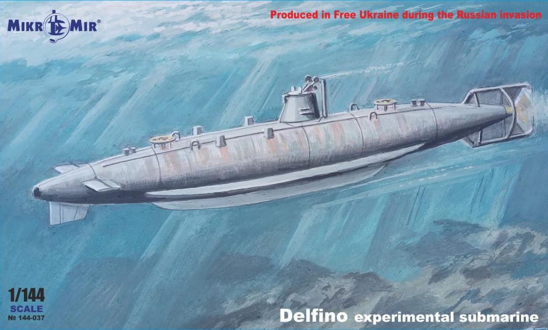 1/144 Mikro Mir Delfino experimental submarine - Squadron.com