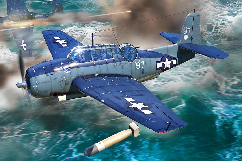 1/72 Hobby Boss TBF-1C Avenger - PREORDER - Squadron.com