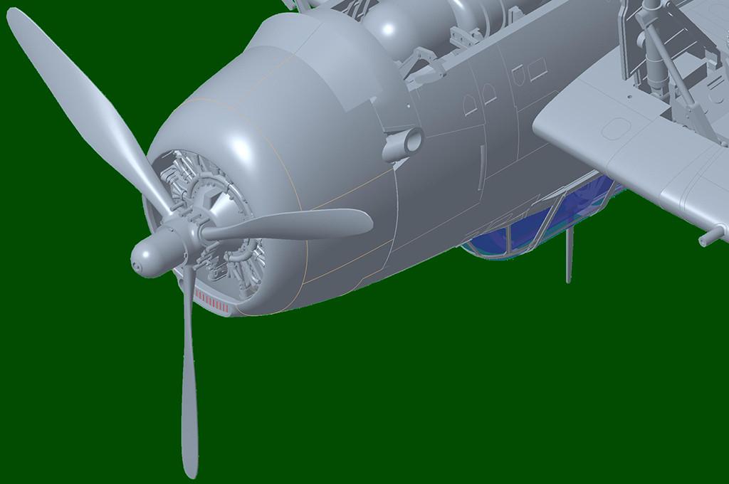1/72 Hobby Boss TBF-1C Avenger Plastic Model Kit - Squadron.com