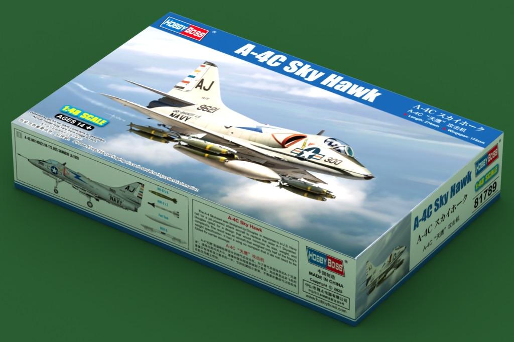 1/48 Hobby Boss A-4C Sky Hawk Plastic Model Kit - Squadron.com