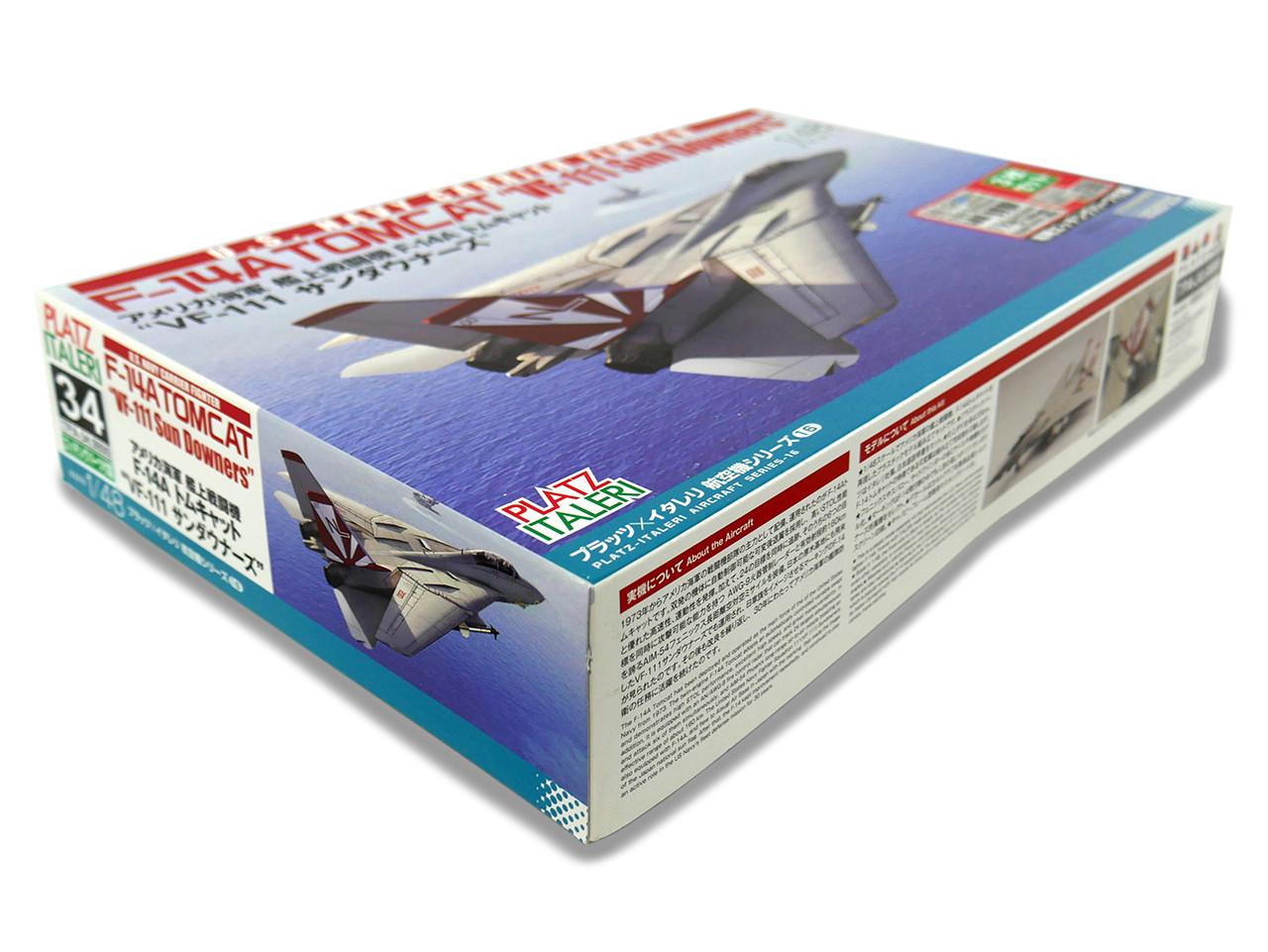1/48 Platz US Navy F-14A Tomcat VF-111 Sundowners with Photo