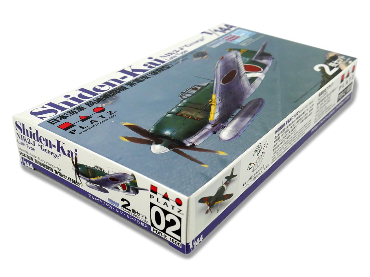 1/144 Platz IJN N1K2-J SHIDEN KAI George Late Version (2 kits in