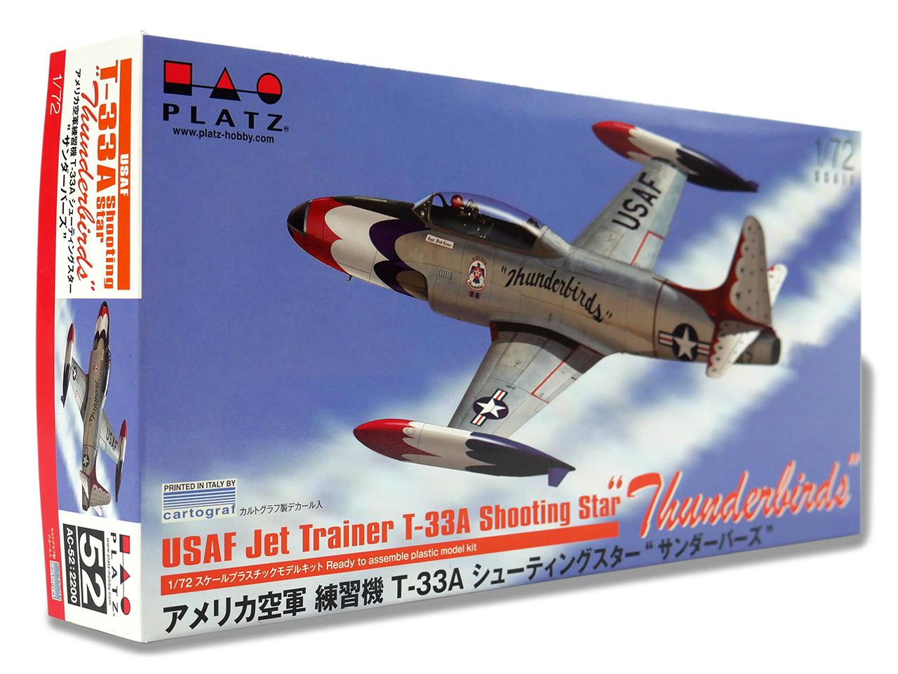 1/72 Platz USAF Jet Trainer T-33 Shooting Star Thunderbirds