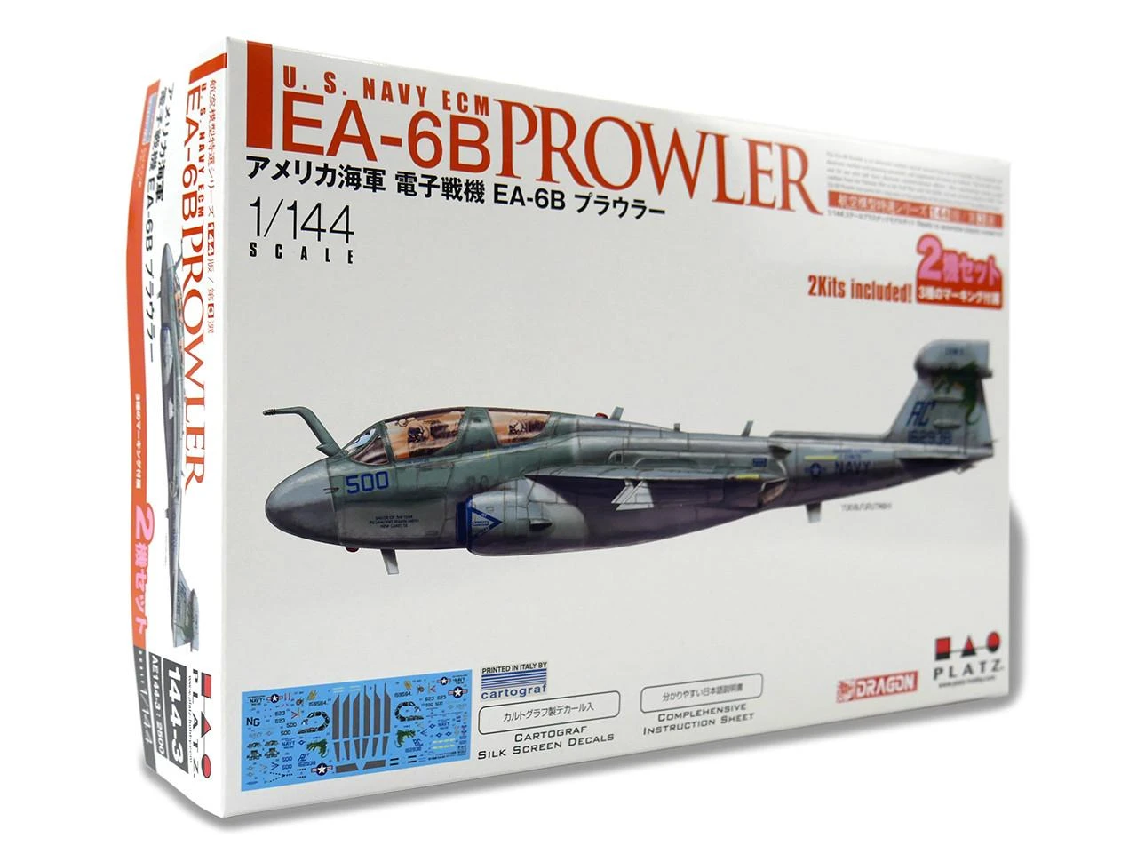 1/144 Platz US Navy Electronic Warfare Aircraft EA-6B Prowler - Plz