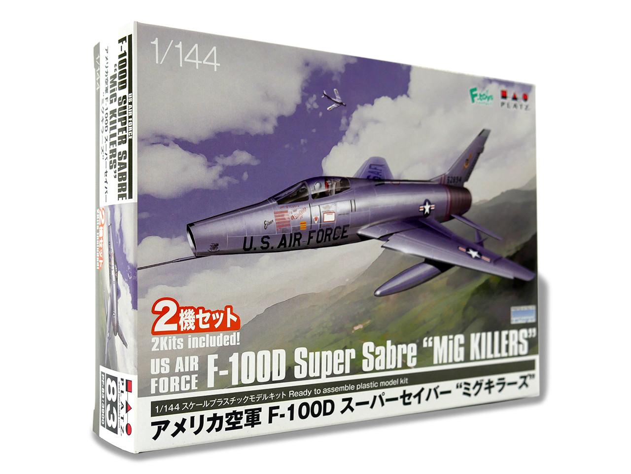 1/144 Platz USAF F-100D Super Sabre Mig Killer - Squadron.com