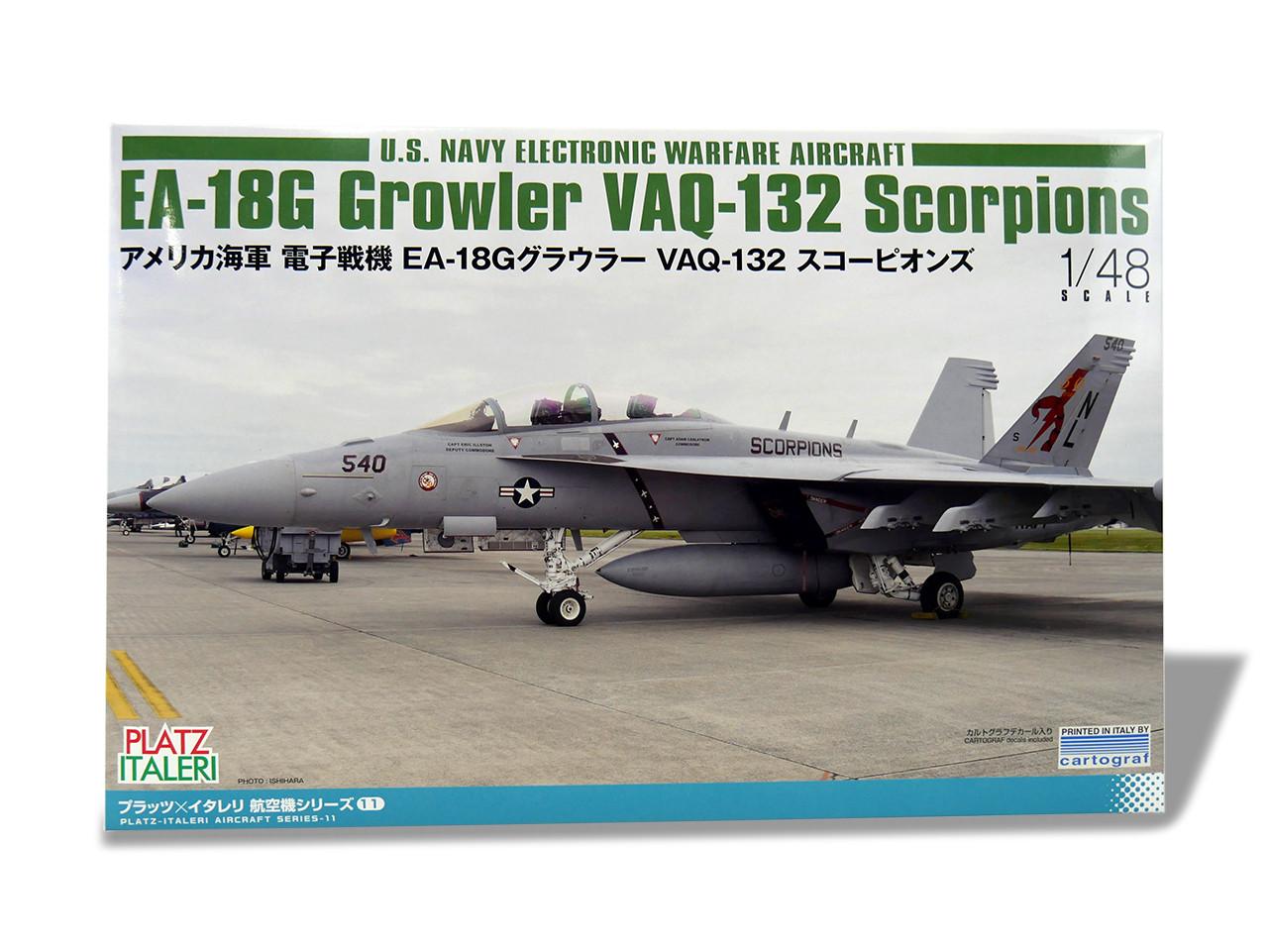 1/48 Platz US NAVY ELECTRONIC WAREFARE AIRCRAFT EA-18G Growler VAQ