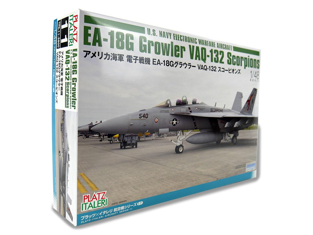 1/48 Platz US NAVY ELECTRONIC WAREFARE AIRCRAFT EA-18G Growler VAQ