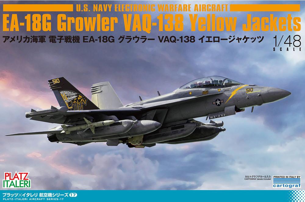 1/48 Platz USN Electronic Warfare Aircraft EA-18G Growler VAQ-132