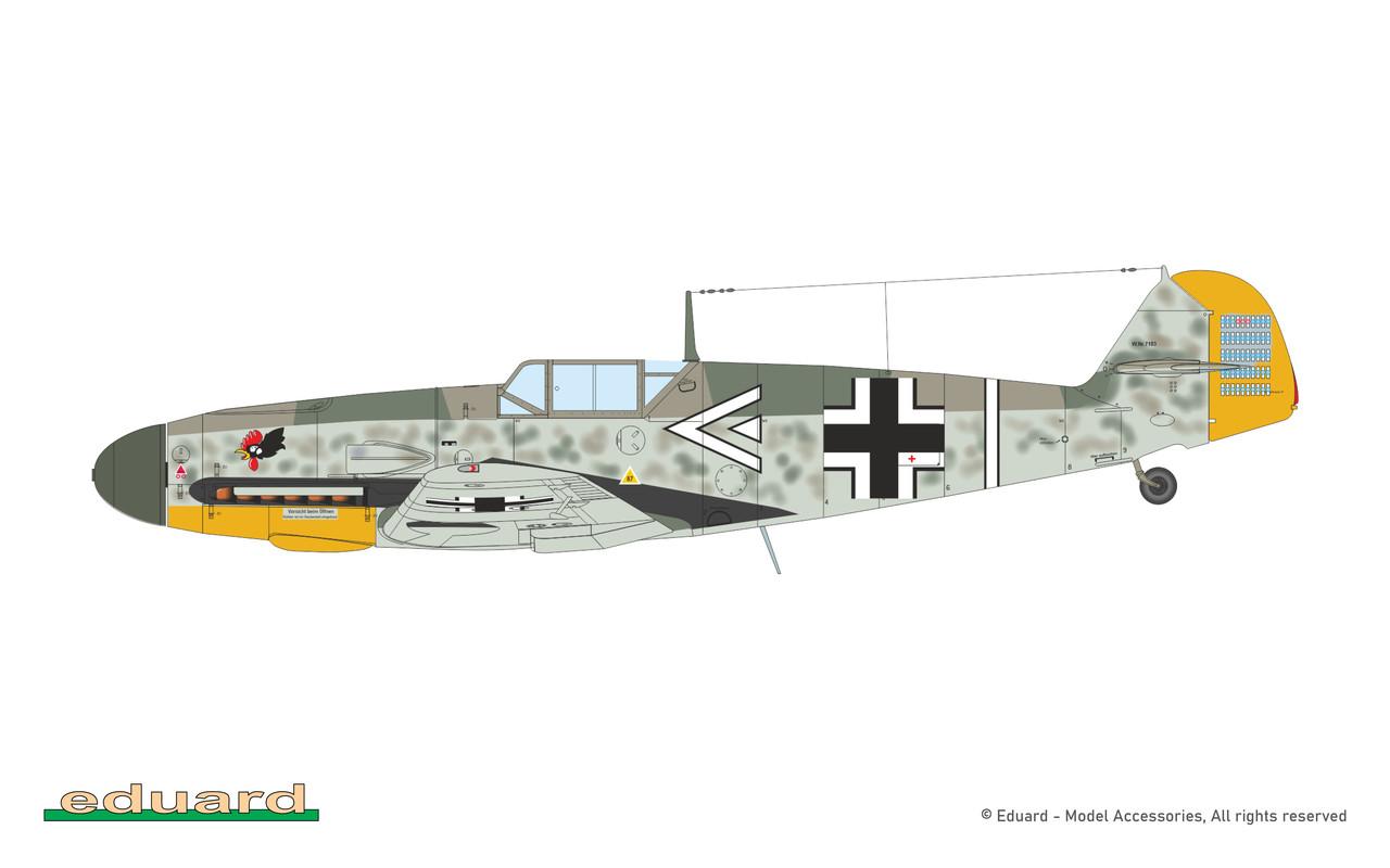 1/48 Eduard Bf 109F-4 Profipack Plastic Model Kit - Squadron.com