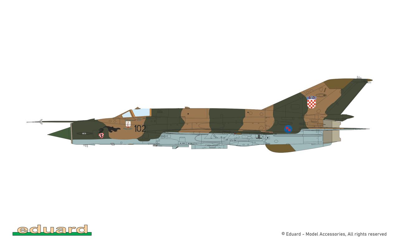 1/72 Eduard MiG-21bis Profipack Plastic Model Kit - Squadron.com