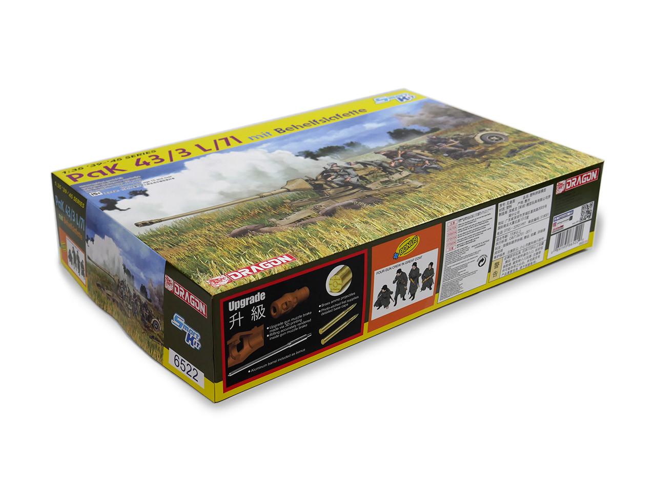 1/35 Dragon PAK 43/3 L/71 mit BEHELFSLAFETTE - Squadron.com