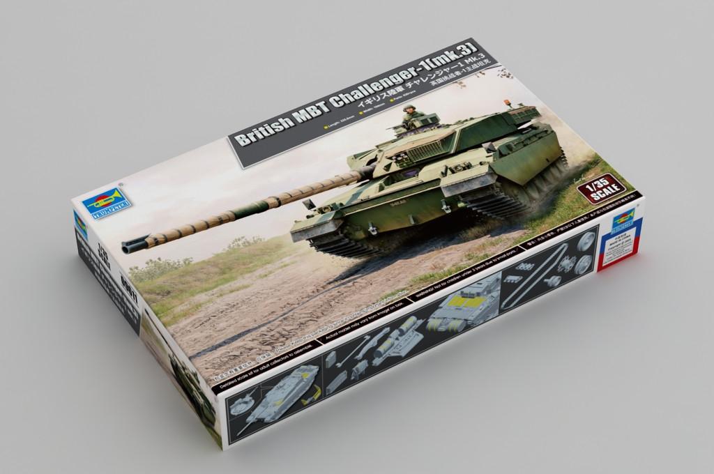 1/35 Trumpeter British MBT Challenger-1 (mk.3) Plastic Model Kit