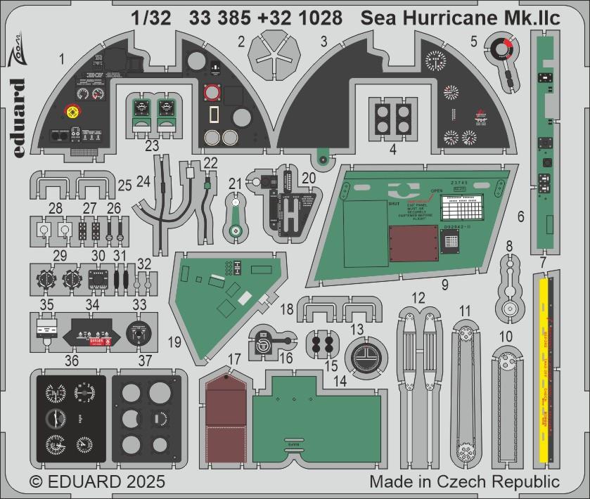 1/32 Eduard Sea Hurricane Mk.IIc Zoom set for REVELL - Squadron.com