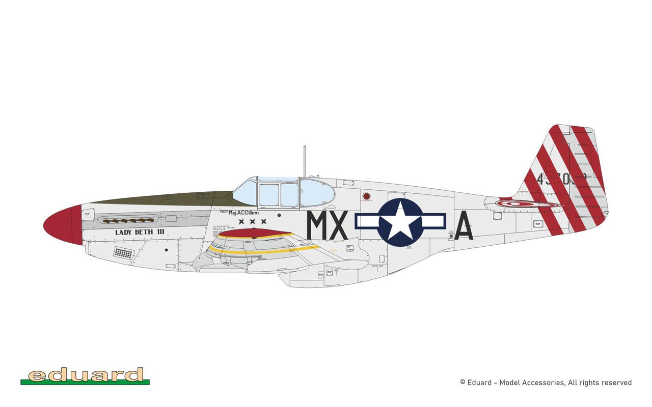 1/48 Eduard P-51B/C Mustang Birdcage canopy WEEKEND - Squadron.com