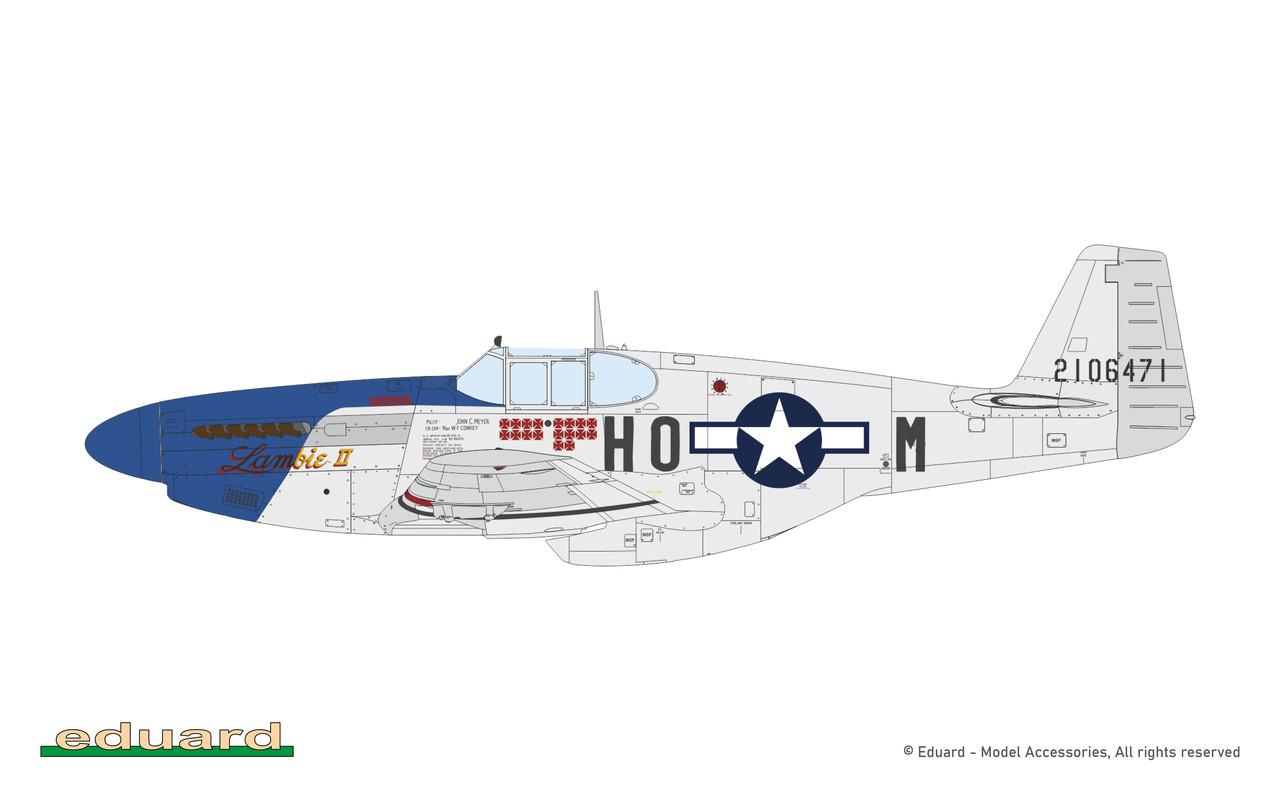 1/48 Eduard P-51B/C Mustang Birdcage canopy WEEKEND - Squadron.com