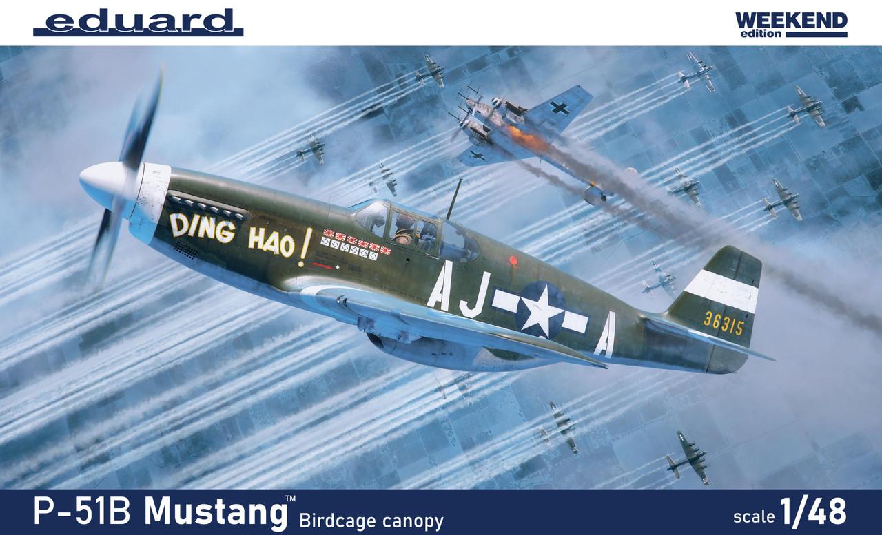 1/48 Eduard P-51B/C Mustang Birdcage canopy WEEKEND - Squadron.com