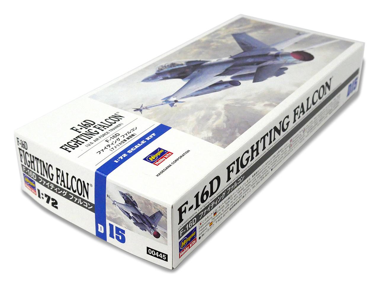 1/72 Hasegawa F-16D F.F. Plastic Model Kit - Squadron.com