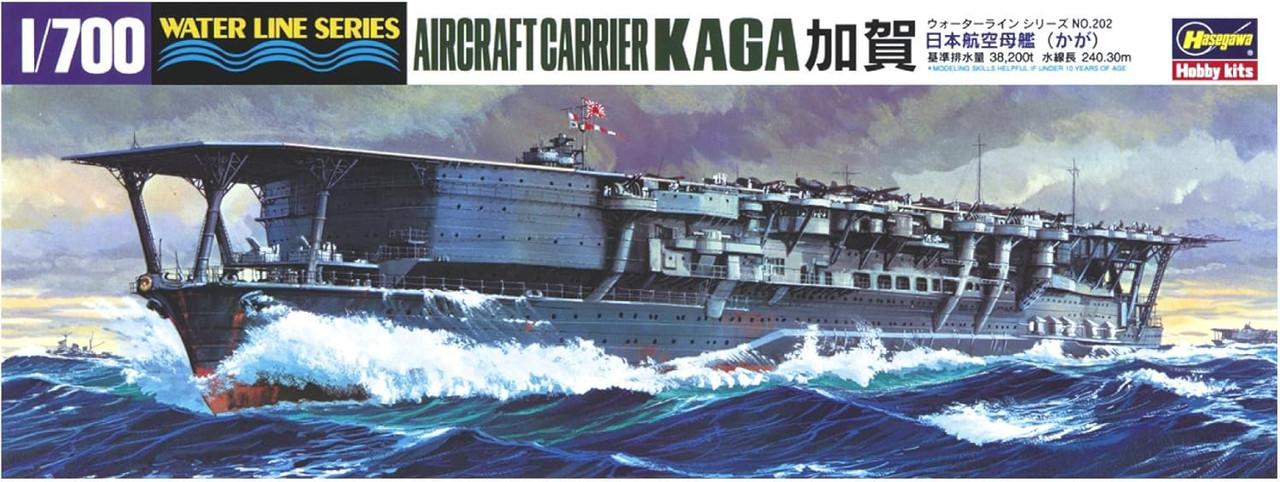 1/700 Hasegawa AIRCRAFT CARRIER KAGA Plastic Model Kit - Squadron.com