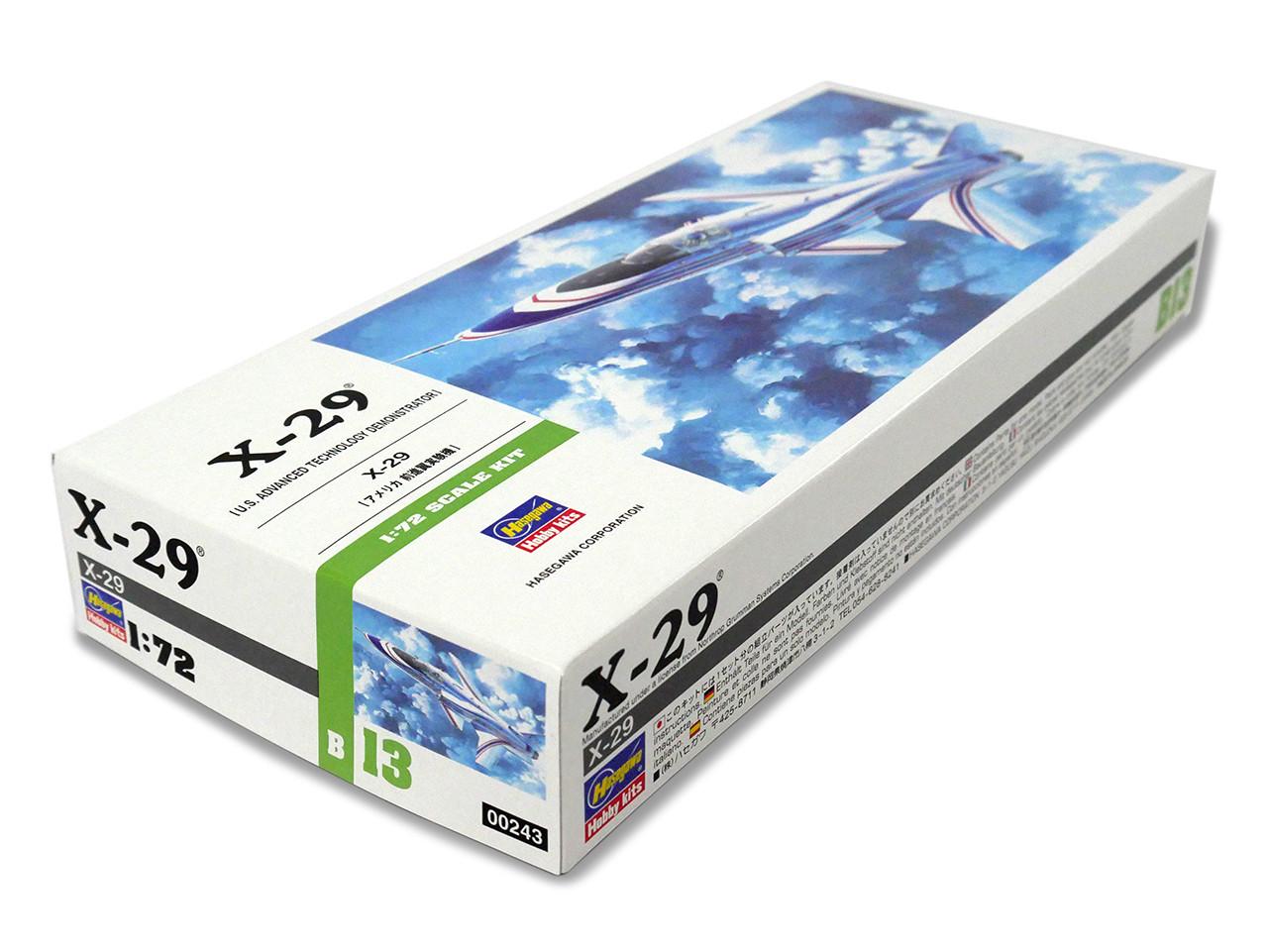 1/72 Hasegawa X-29 Plastic Model Kit - Squadron.com