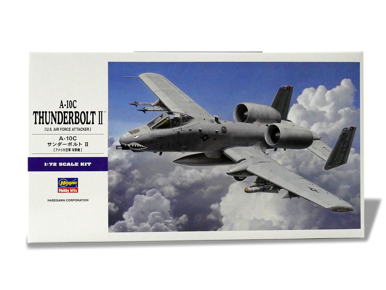 1/72 Hasegawa A-10C THUNDERBOLT II Plastic Model Kit - Squadron.com