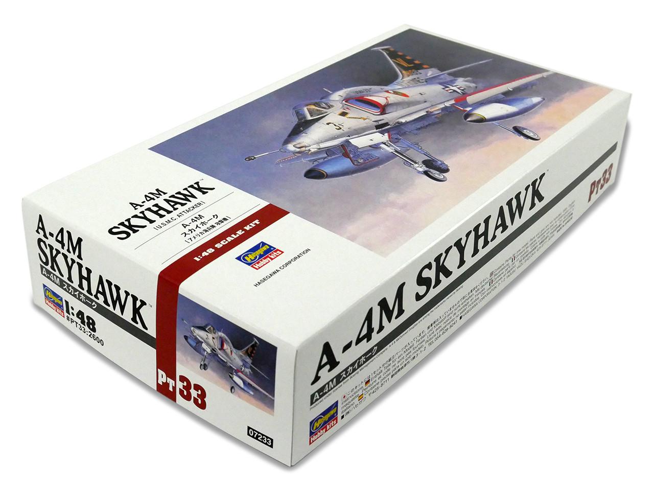 1/48 Hasegawa A-4M SKYHAWK Plastic Model Kit - Squadron.com