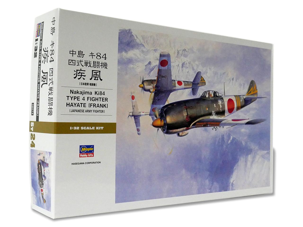 1/32 Hasegawa TYPE 4 HAYATE (FRANK) Plastic Model Kit - Squadron.com