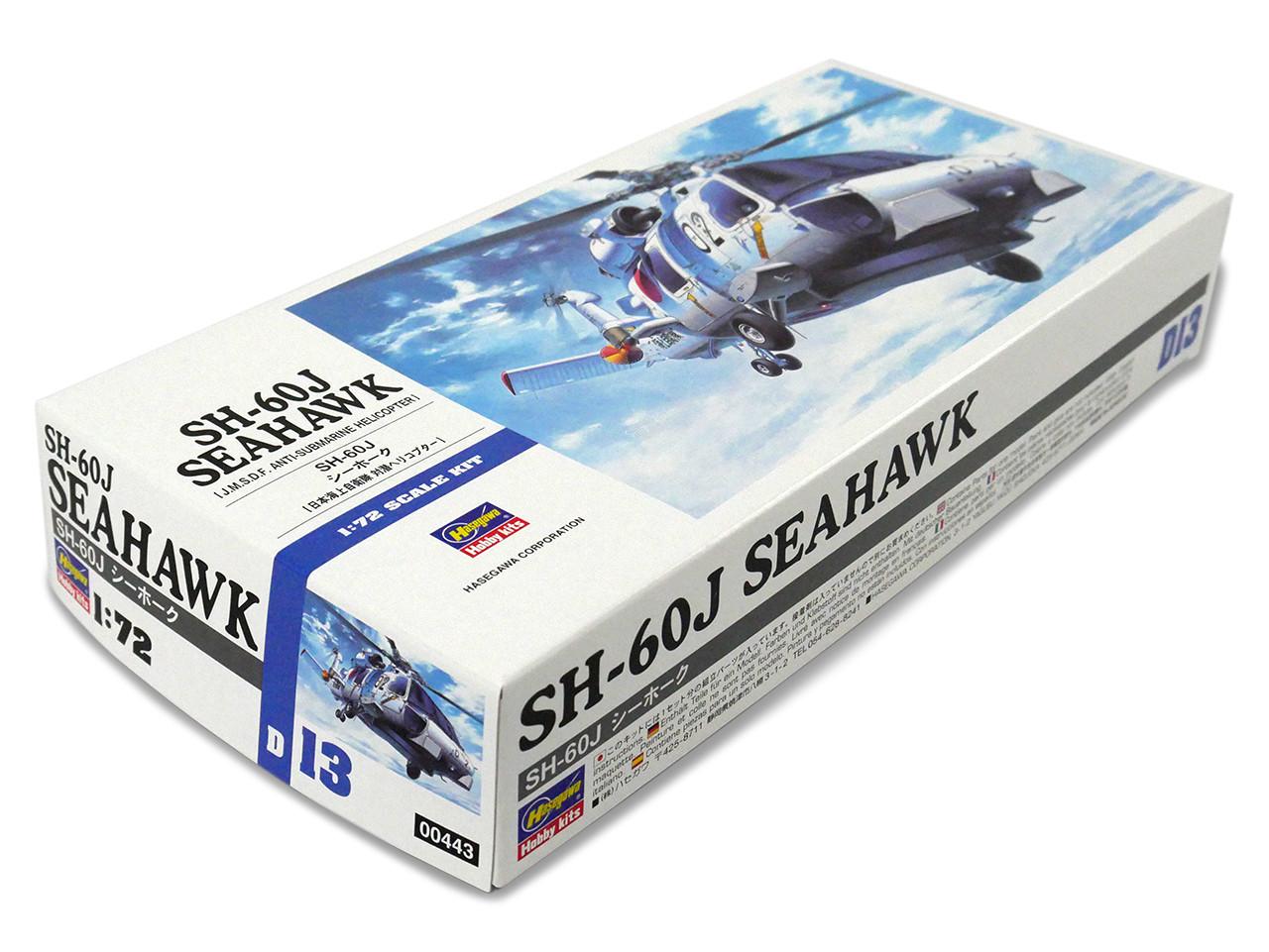 1/72 Hasegawa SH-60J SEAHAWK Plastic Model Kit - Squadron.com
