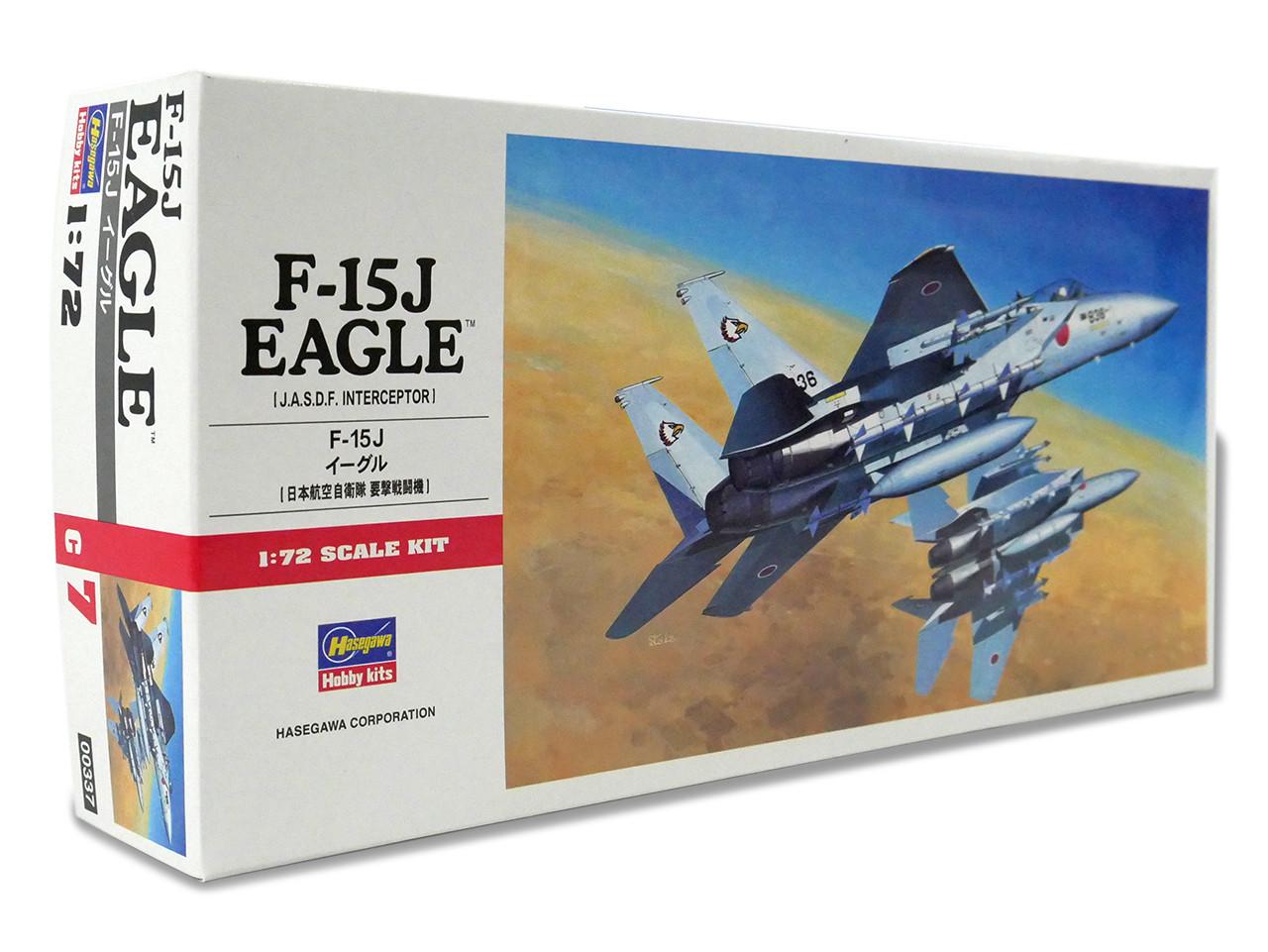 1/72 Hasegawa F-15J EAGLE Plastic Model Kit - Squadron.com