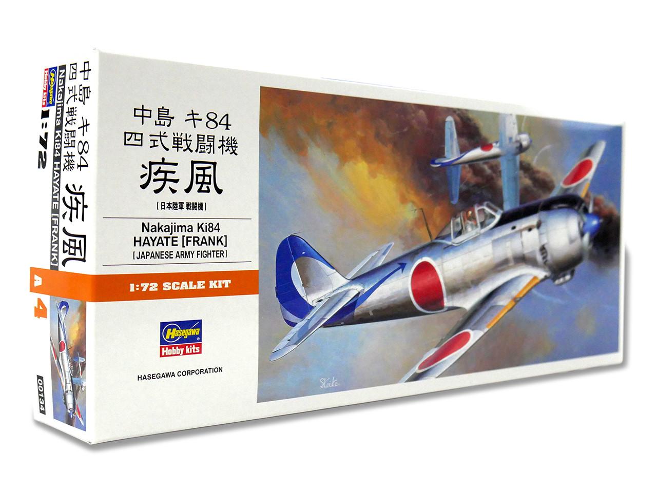 1/72 Hasegawa Ki84 FRANK (HAYATE) Plastic Model Kit - Squadron.com