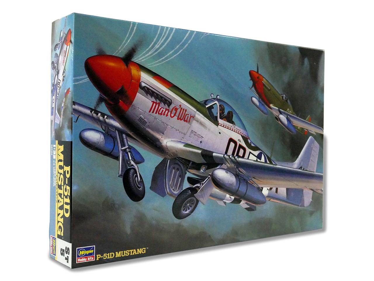 1/32 Hasegawa P-51D MUSTANG Plastic Model Kit - Squadron.com