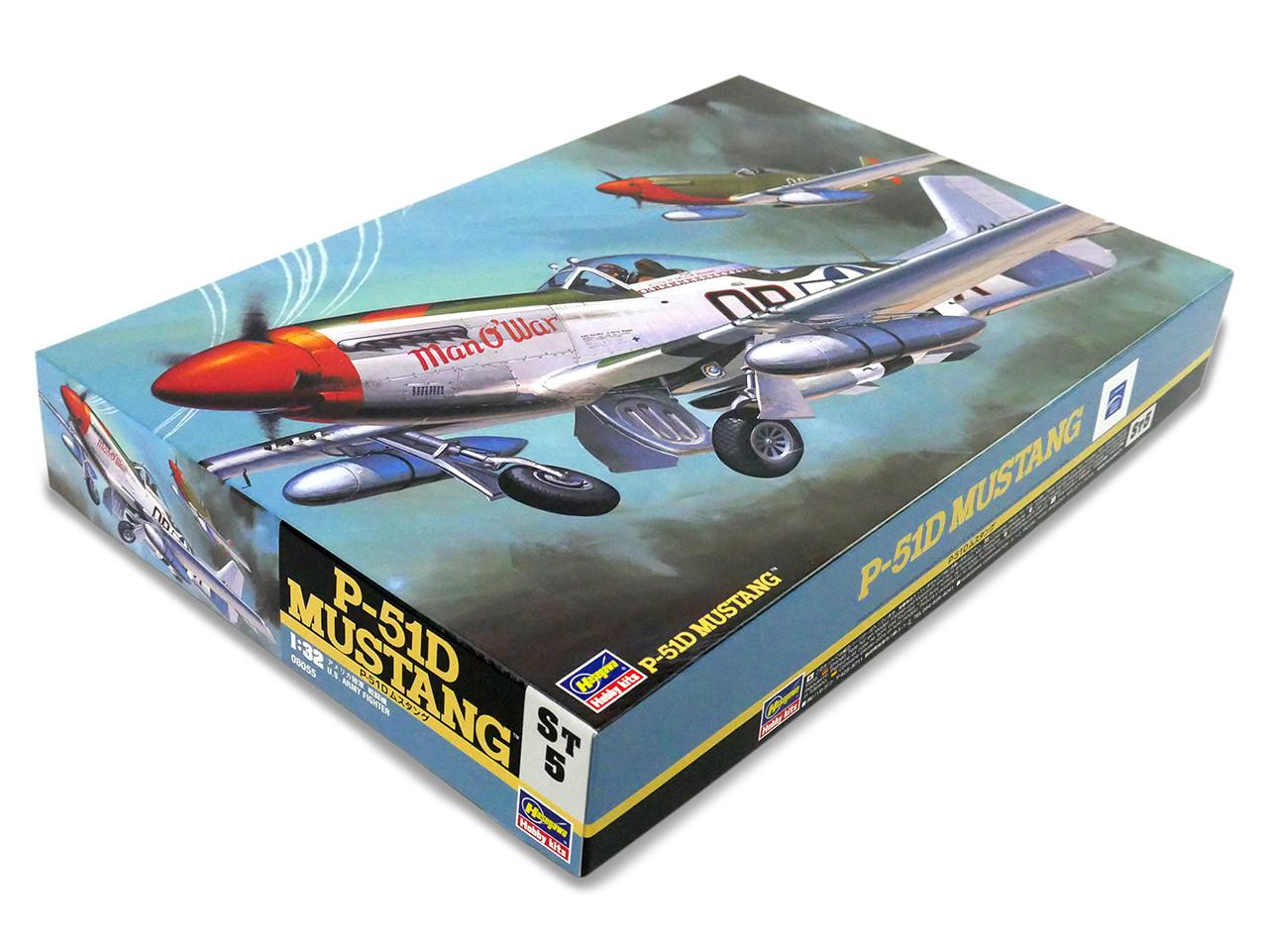 1/32 Hasegawa P-51D MUSTANG Plastic Model Kit - Squadron.com