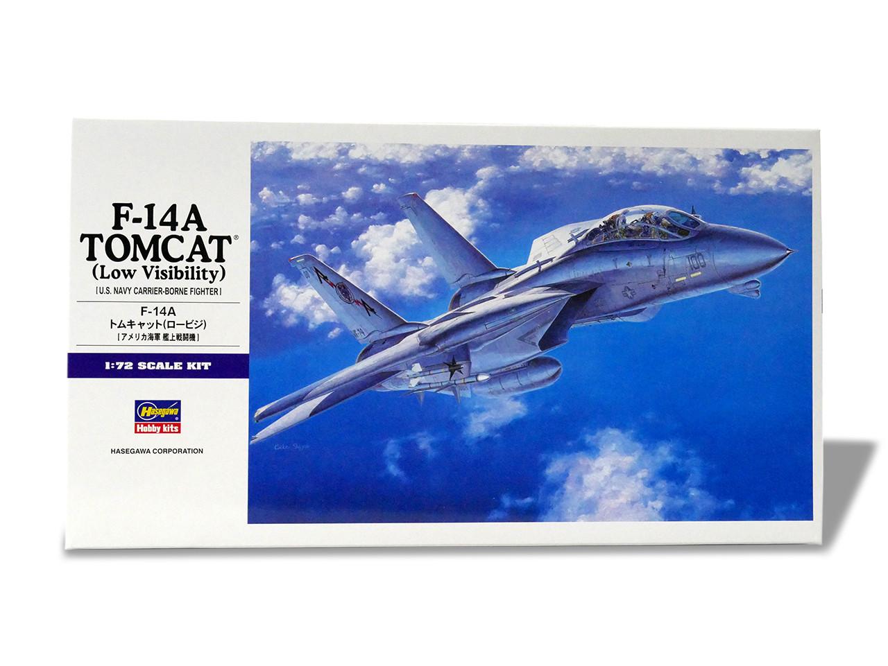 1/72 Hasegawa F-14A TOMCAT (LOW) Plastic Model Kit - Squadron.com