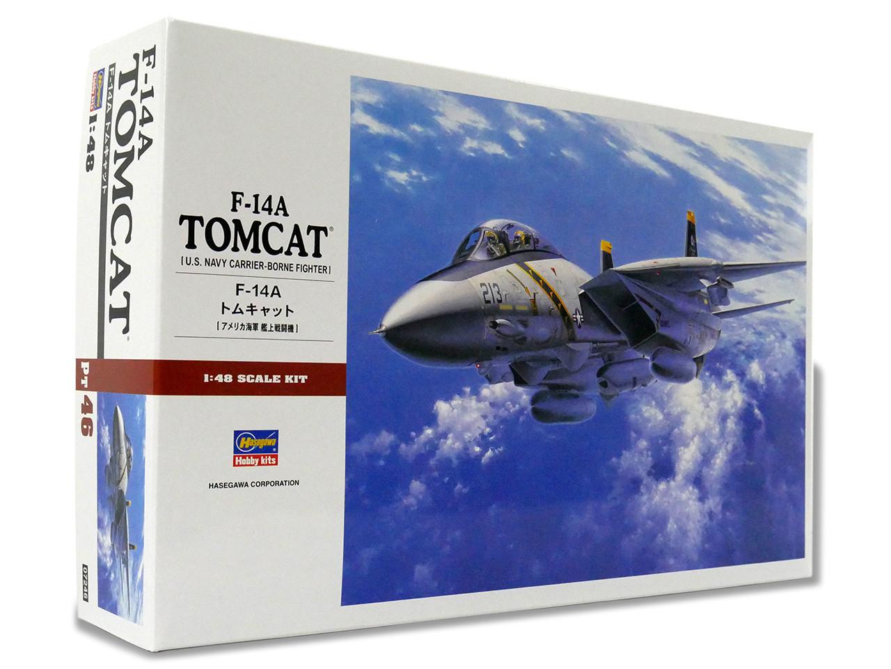F-14 Tomcat 【1セット】1から140 1/48 Hasegawa F-14A TOMCAT Plastic Model Kit - Squadron.com