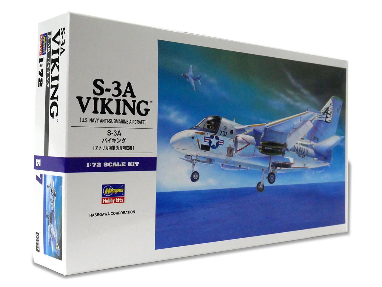 1/72 Hasegawa S-3A VIKING Plastic Model Kit - Squadron.com