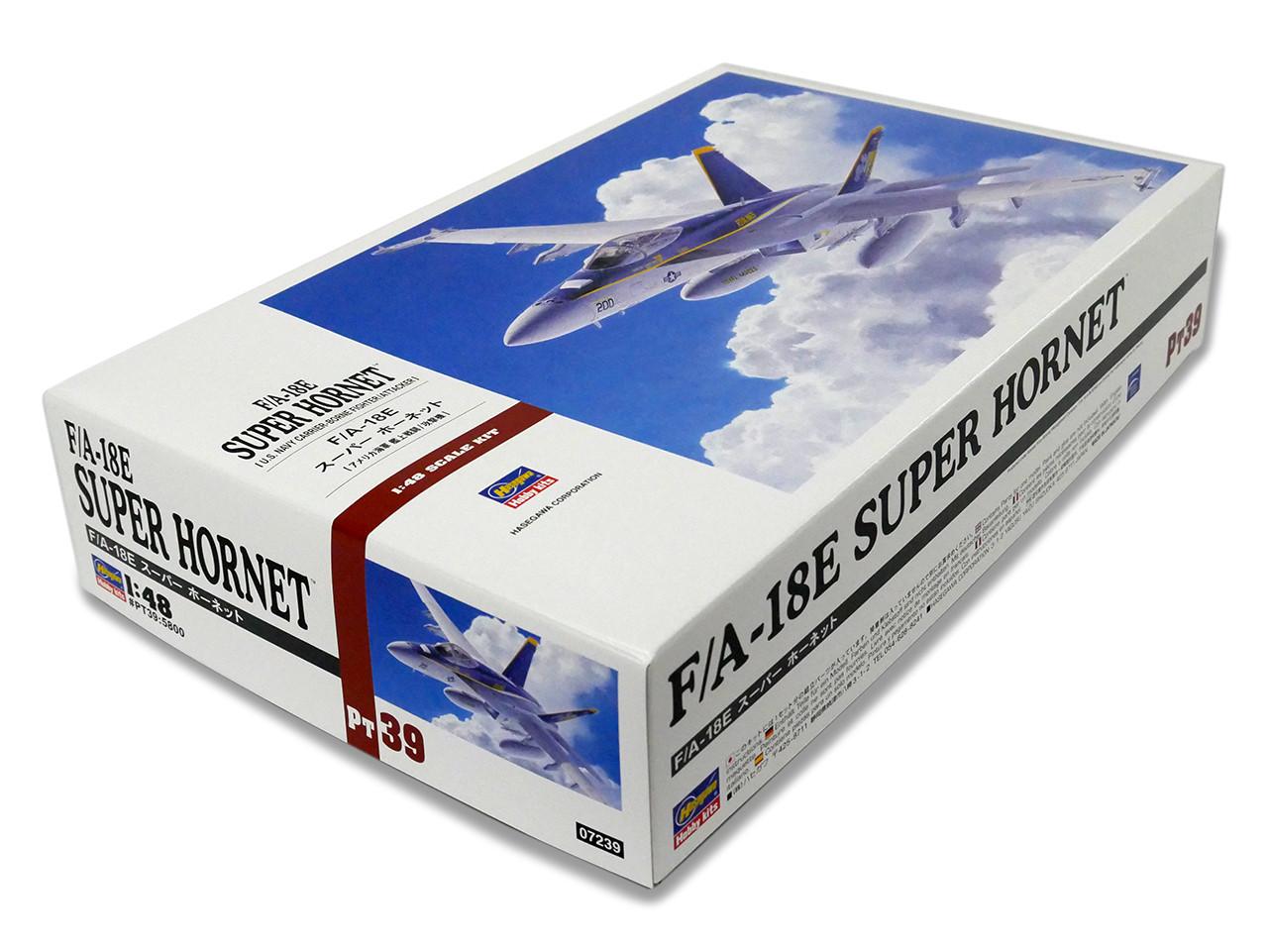1/48 Hasegawa F/A-18E SUPER HORNET Plastic Model Kit - Squadron.com