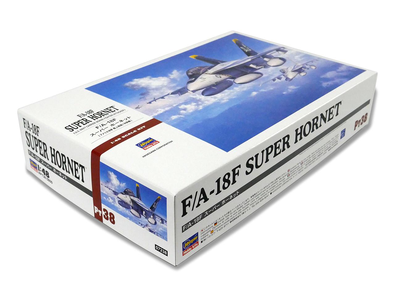 1/48 Hasegawa F/A-18F SUPER HORNET Plastic Model Kit - Squadron.com