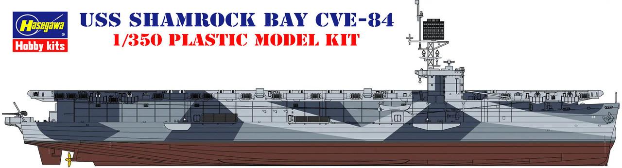 1/350 Hasegawa USS Shamrock Bay CVE-84 Plastic Model Kit