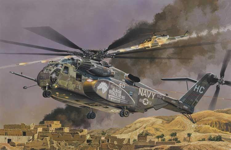 1/48 Academy MH-53E Sea Dragon Helicopter Plastic Model Kit
