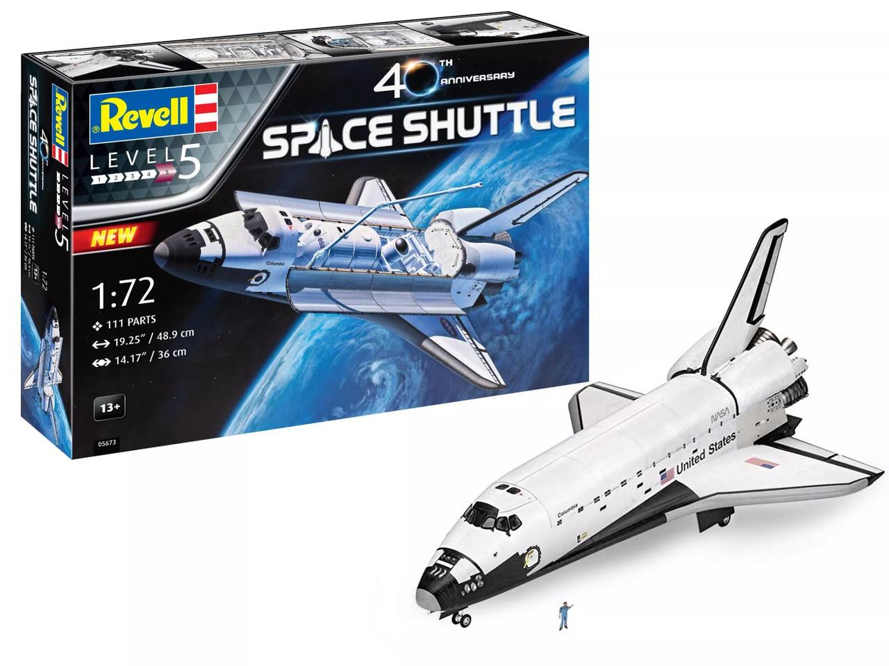 1/72 Revell Space Shuttle - 40th Anniversary Plastic Model Kit