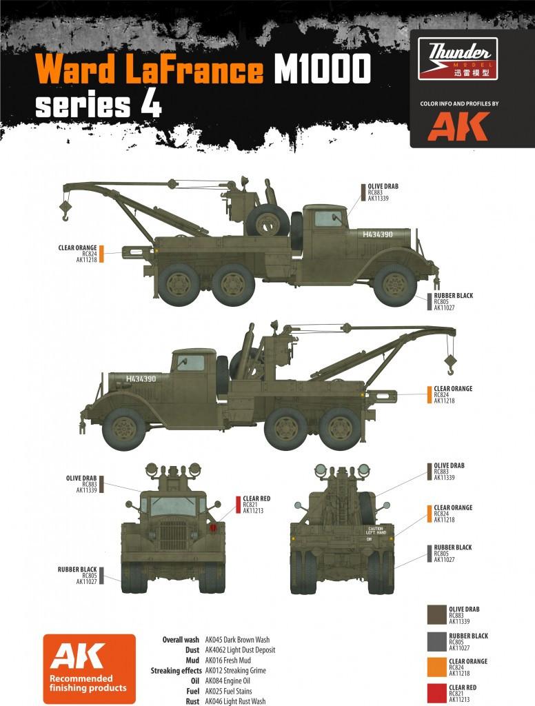 1/35 Thunder Model US Heavy Wrecker Ward LaFrance M1000 series 4