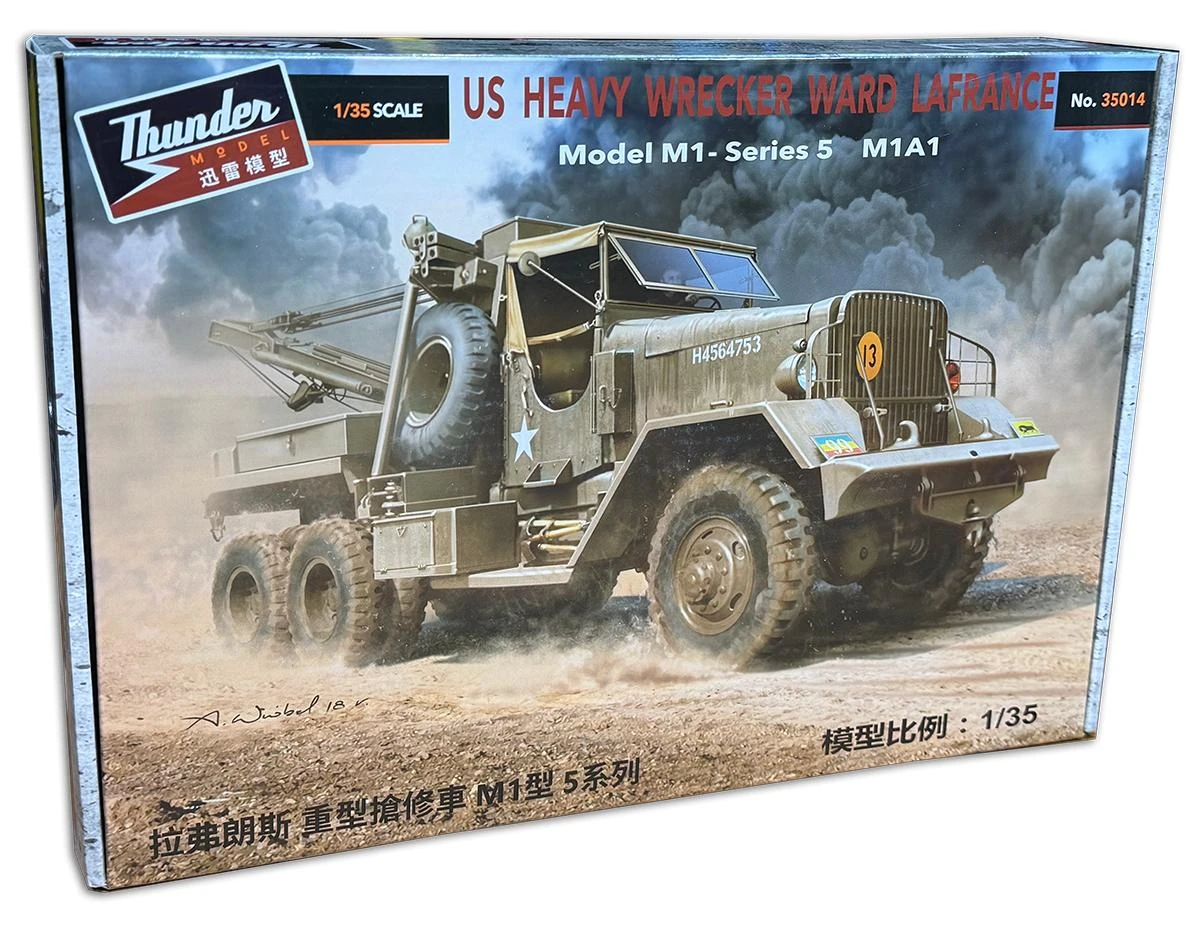 1/35 Thunder Model US Heavy Wrecker Ward LaFrance M1A1 - Squadron.com
